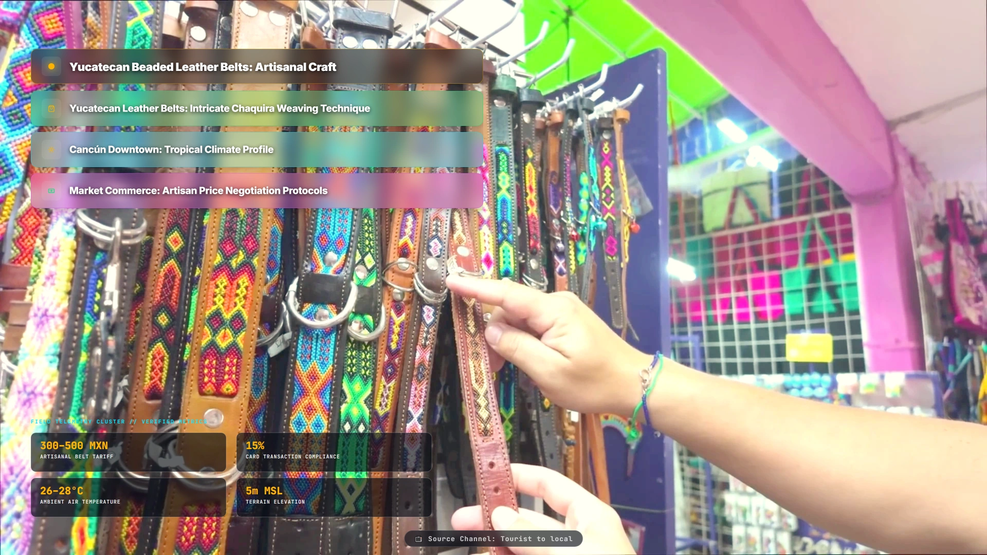 Yucatecan Beaded Leather Belts: Artisanal Craft