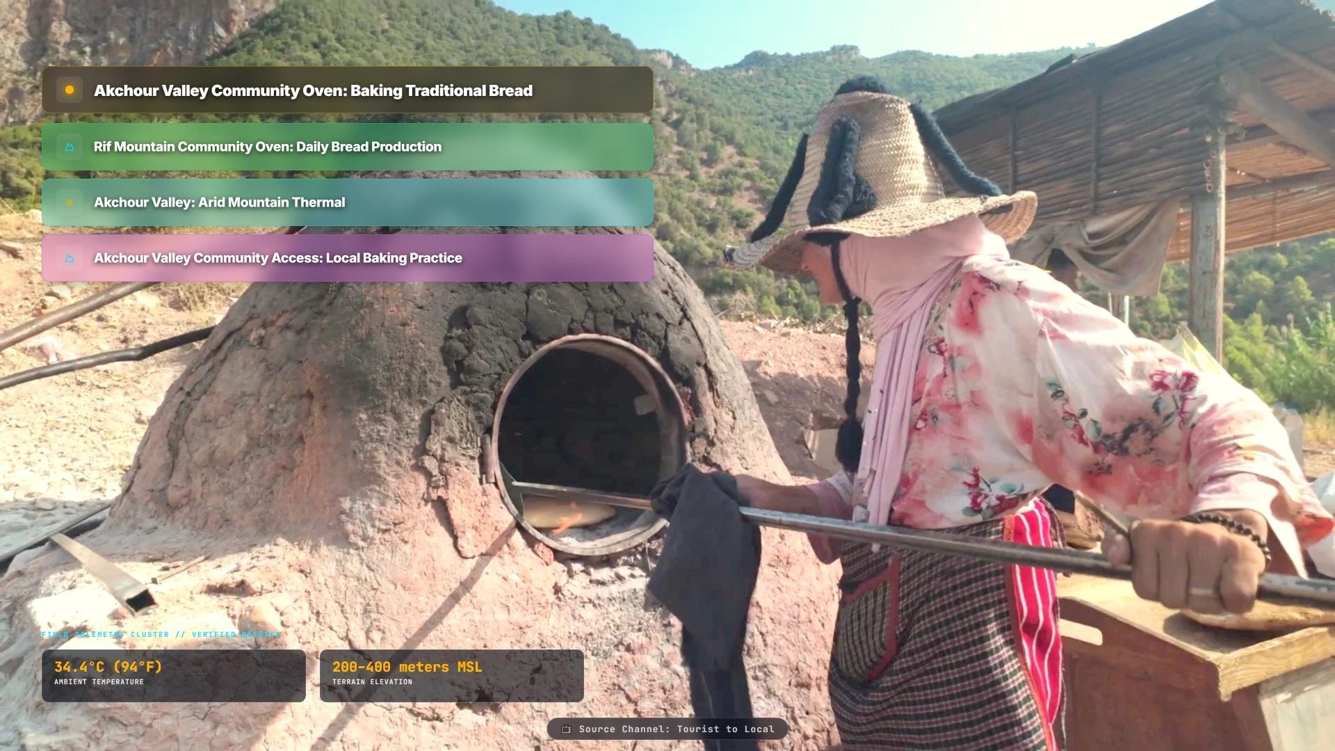 Akchour Valley Community Oven: Baking Traditional Bread