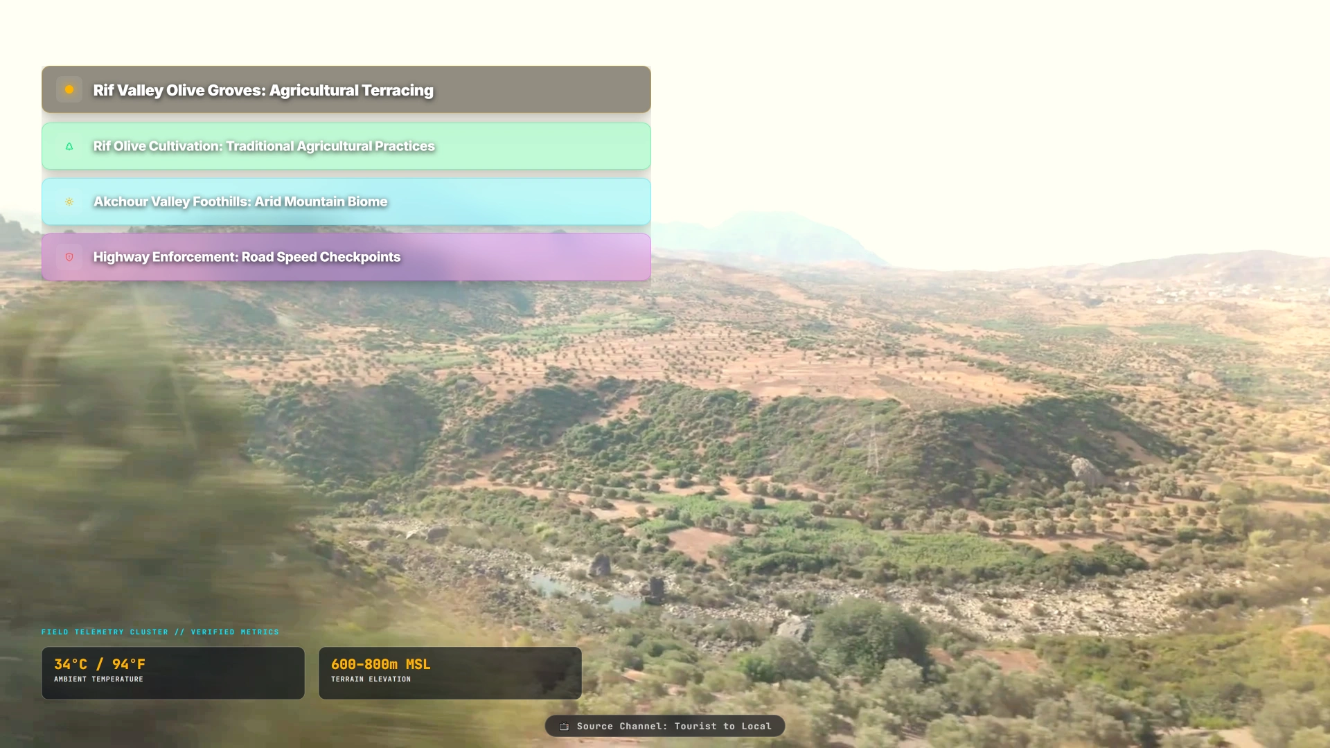 Rif Valley Olive Groves: Agricultural Terracing